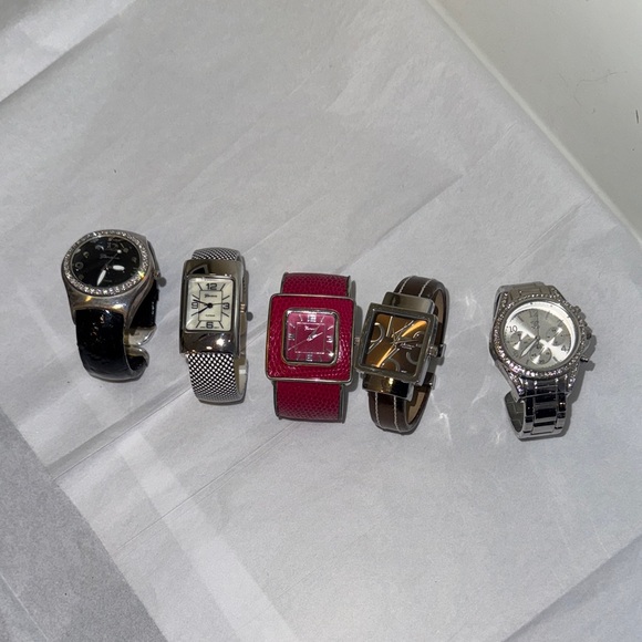 Accessories - Stylish Watch Collection with Various Colors. Set of 5 Women’s Watches